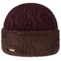 Faux Fur Cuff Strickmütze by Seeberger bordeaux