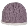Landesta Faux Fur Edge Strickmütze by Seeberger flieder