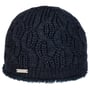 Landesta Faux Fur Edge Strickmütze by Seeberger dunkelblau