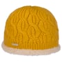 Landesta Faux Fur Edge Strickmütze by Seeberger gelb