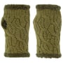 Cable Knit Strickstulpen by Seeberger oliv