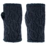 Cable Knit Strickstulpen by Seeberger dunkelblau