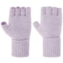 Classic Fingerless Handschuhe by Seeberger flieder