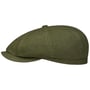 Hatteras Classic Cotton Flatcap by Stetson oliv