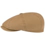 Hatteras Classic Cotton Flatcap by Stetson dunkelbeige