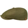 Hatteras Leinen Flatcap by Stetson dunkelgrün