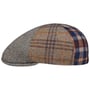 Ganter Patchwork Flatcap by Lipodo grau-blau