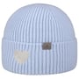 Extra Fine Merino Heart Strikket Lue by Lierys blå