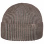 Merino Doubleface Strikket Lue by Lierys beige