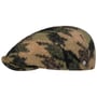 Camouflage Wool Flat Cap by Lierys grön