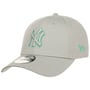 9Forty NY Yankees Outline Cap by New Era hellgrau