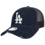 WMNS Denim Dodgers Trucker Cap by New Era dunkelblau