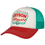 All American Diner Trucker Cap by Stetson weiß-rot