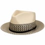 Meola Twotone Fedora Strohhut by Stetson natur-schwarz
