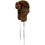 Leo Fake Fur Fliegermütze by Kangol braun