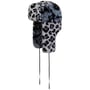 Wild Fake Fur Fliegermütze by Kangol grau