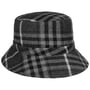 Donora Check Bucket Stoffhut by Lierys anthrazit