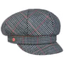 Camilla British Houndstooth Newsboy Cap by Mayser blå