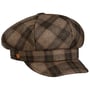 Camilla Silk Check Ballonmütze by Mayser beige
