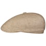 Cotton Mix Sustainable Flatcap by Stetson beige
