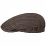 Stripe Barista Driver Flatcap by Stetson bunt