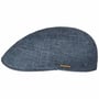 Texas Linen Twill Flatcap by Stetson dunkelblau