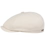 Hatteras Halverton Musselin Flatcap by Stetson cremeweiß
