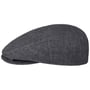 Kent Iverton Leinen Flatcap by Stetson grau-meliert