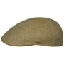 Texas Gavona Leinen Flatcap by Stetson oliv
