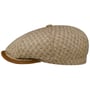 Hatteras Cotton Mix Structure Flatcap by Stetson beige