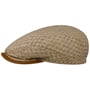 Belfast Cotton Mix Structure Flatcap by Stetson beige