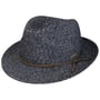 Washed Braid Trilby Stoffhut by Stetson dunkelblau