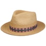Veluro Fedora Raffiahut by Stetson natur-pink