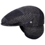 John Hanley Lambswool Flatcap by Lierys dunkelblau