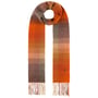 John Hanley Colour Check Wollschal by Lierys orange