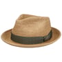 Crochet Fedora Raffiahut by JJ Hats natur