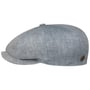 Verisco 8 Panel Leinen Flatcap by Balmoral hellblau