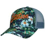 Hawaii Flower Trucker Cap by Stetson blau-grün