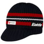 Pauli Ski Austria Strickmütze mit Schirm by Eisbär schwarz-rot