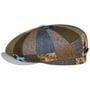 Hatteras Barista Patchwork Flatcap by Stetson braun
