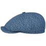 Hatteras Embroidered Denim Flatcap by Stetson blau-dunkelblau