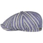Hatteras Docado Stripe Flatcap by Stetson blau-dunkelblau