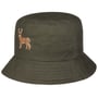 Reindeer Waxed Cotton Bucket Stoffhut by Lipodo oliv