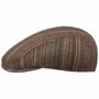 Temberton Stripes Flatcap by Lipodo braun