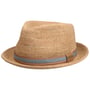 Vintage Player Crochet Raffiahut by Stetson natur