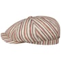 Tenscott 8 Panel Leinen Flatcap by JJ Hats beige