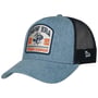 Logo Patch Denim Trucker Cap by New Era denim