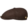 Hatteras Tweed 160 Years Flatcap by Stetson braun