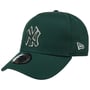 Team Outline E-Frame Yankees Cap by New Era dunkelgrün