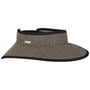 Wide Brim Visor by Seeberger natur-schwarz